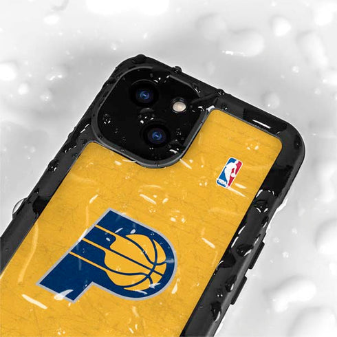 NBA Indiana Pacers Distressed iPhone 15 Plus Waterproof Case